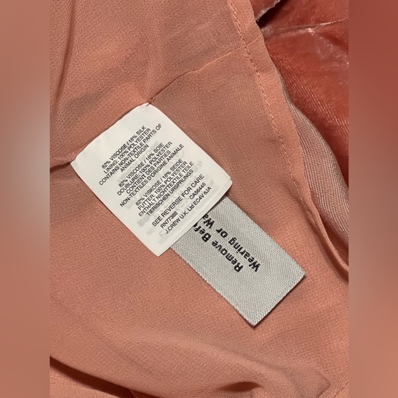 Jcrew Silk Velvet tank copper rose size xs - Picture 5 of 8